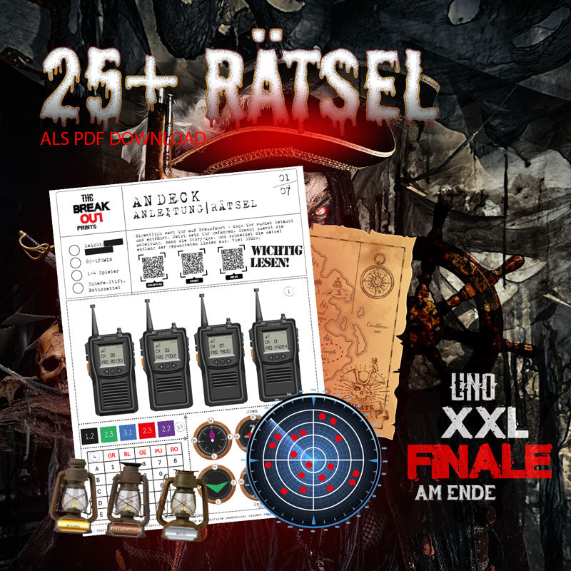 An Deck - Escape Room zum Ausdrucken