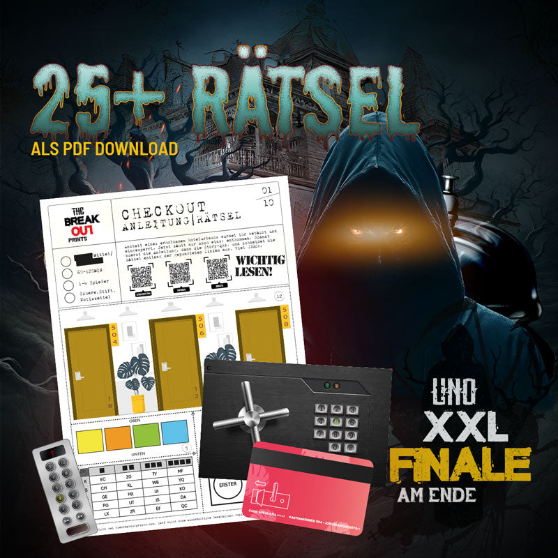 Checkout - Escape Room zum Ausdrucken